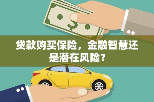 新营贷款购买保险，金融智慧还是潜在风险？