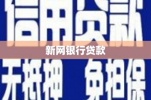 新营新网银行贷款