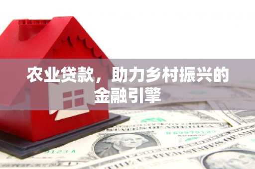 新营农业贷款，助力乡村振兴的金融引擎