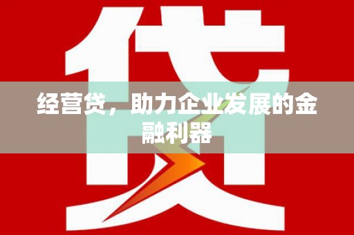 新营经营贷，助力企业发展的金融利器