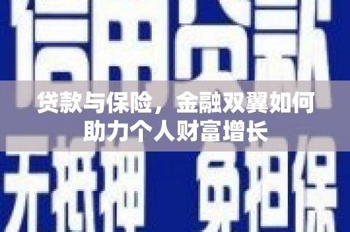 新营贷款与保险，金融双翼如何助力个人财富增长