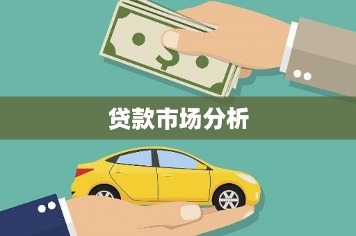 新营贷款市场分析