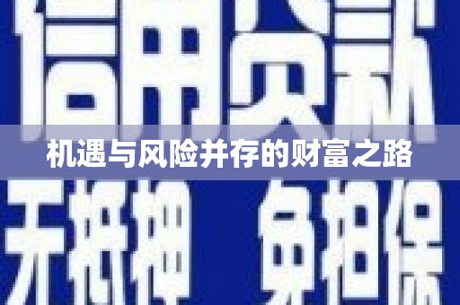 新营机遇与风险并存的财富之路