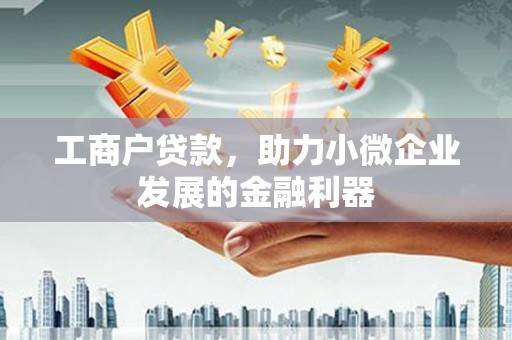 新营工商户贷款，助力小微企业发展的金融利器
