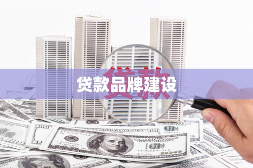 新营贷款品牌建设