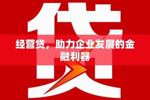 新营经营贷，助力企业发展的金融利器