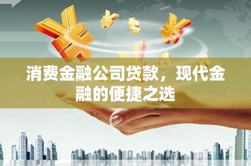 新营消费金融公司贷款，现代金融的便捷之选