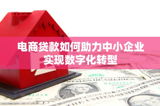 新营电商贷款如何助力中小企业实现数字化转型