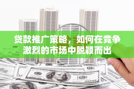 新营贷款推广策略，如何在竞争激烈的市场中脱颖而出