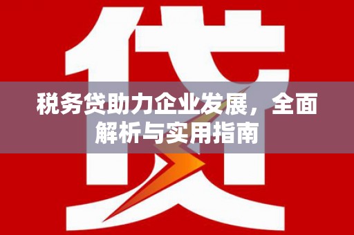 新营税务贷助力企业发展，全面解析与实用指南