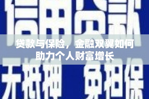 新营贷款与保险，金融双翼如何助力个人财富增长