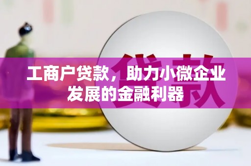 新营工商户贷款，助力小微企业发展的金融利器