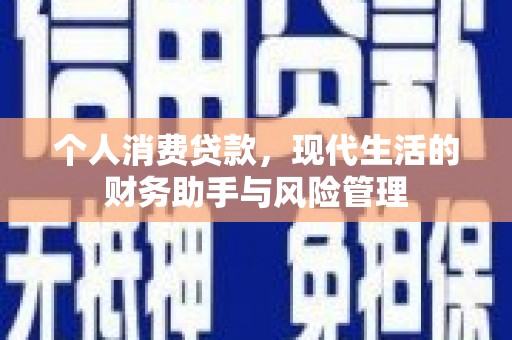 新营个人消费贷款，现代生活的财务助手与风险管理