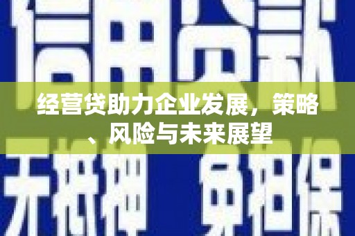 新营经营贷助力企业发展，策略、风险与未来展望