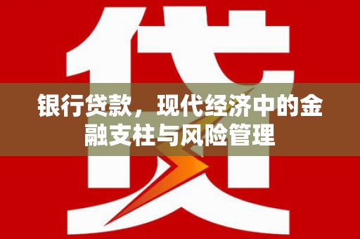 新营银行贷款，现代经济中的金融支柱与风险管理