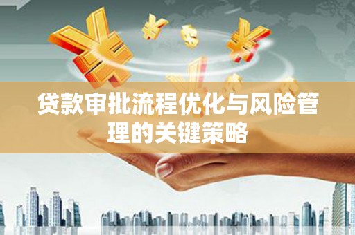 新营贷款审批流程优化与风险管理的关键策略