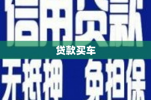 新营贷款买车