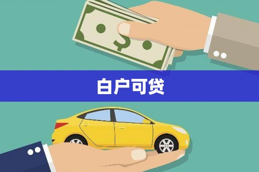 新营白户可贷