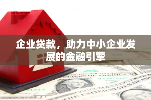新营企业贷款，助力中小企业发展的金融引擎