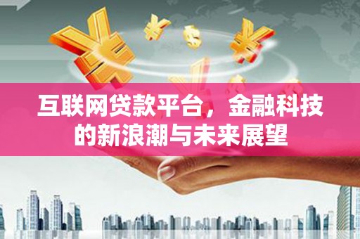 新营互联网贷款平台，金融科技的新浪潮与未来展望
