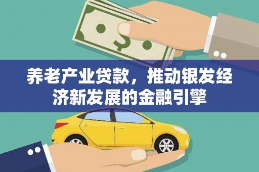 新营养老产业贷款，推动银发经济新发展的金融引擎