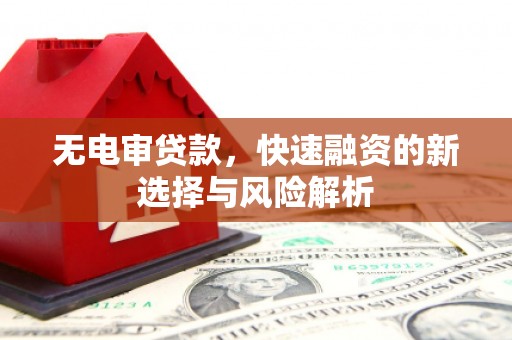 新营无电审贷款，快速融资的新选择与风险解析