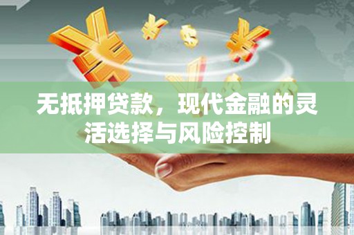 新营无抵押贷款，现代金融的灵活选择与风险控制