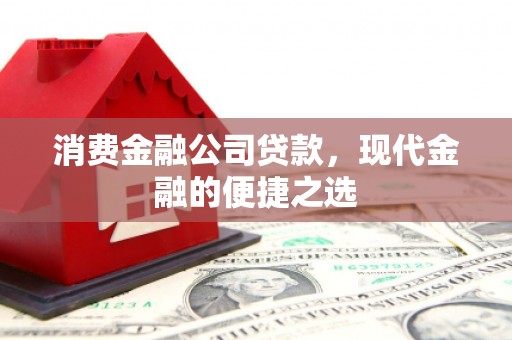 新营消费金融公司贷款，现代金融的便捷之选