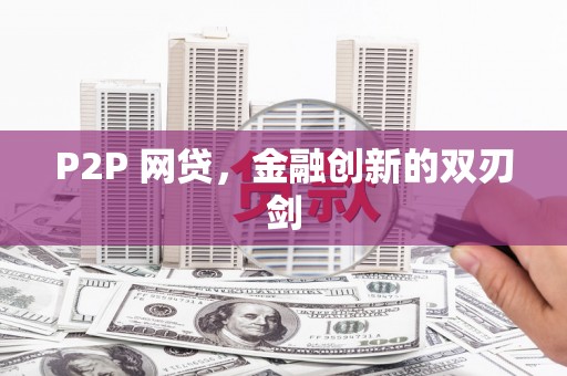新营P2P 网贷，金融创新的双刃剑