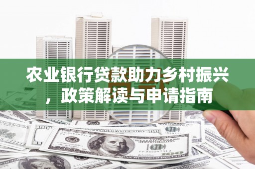 新营农业银行贷款助力乡村振兴，政策解读与申请指南