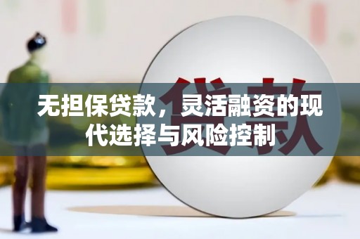 新营无担保贷款，灵活融资的现代选择与风险控制