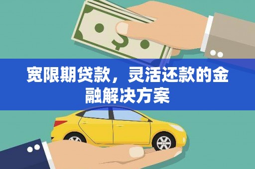 新营宽限期贷款，灵活还款的金融解决方案