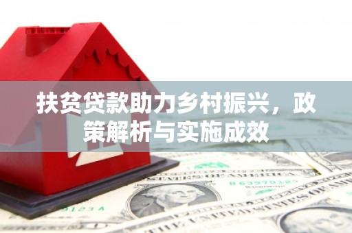 新营扶贫贷款助力乡村振兴，政策解析与实施成效