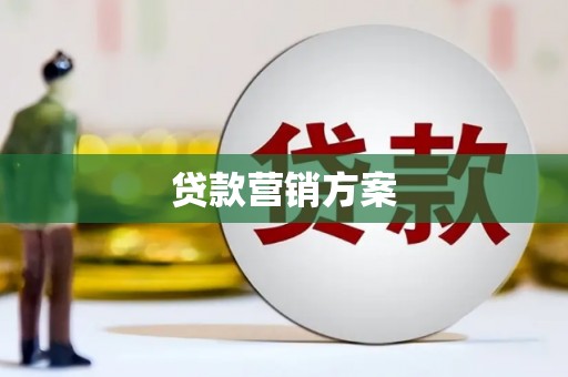 新营贷款营销方案