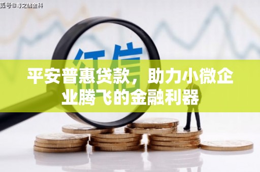 新营平安普惠贷款，助力小微企业腾飞的金融利器