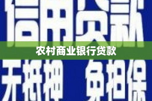 新营农村商业银行贷款