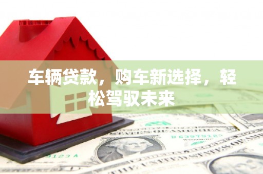 新营车辆贷款，购车新选择，轻松驾驭未来