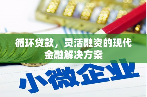 新营循环贷款，灵活融资的现代金融解决方案