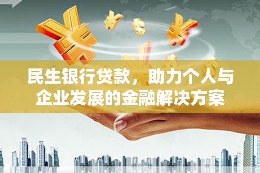 新营民生银行贷款，助力个人与企业发展的金融解决方案
