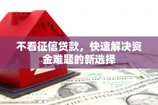 新营不看征信贷款，快速解决资金难题的新选择