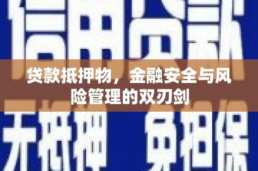 新营贷款抵押物，金融安全与风险管理的双刃剑