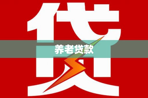 新营养老贷款