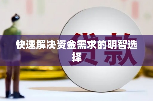 新营快速解决资金需求的明智选择