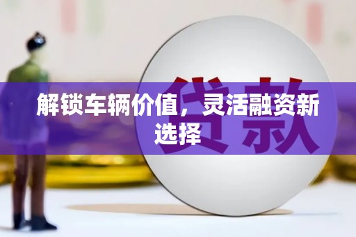 新营解锁车辆价值，灵活融资新选择