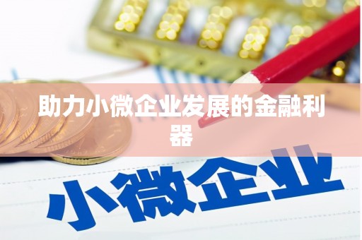 新营助力小微企业发展的金融利器