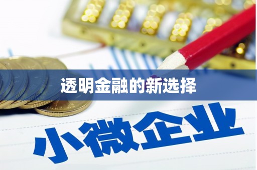新营透明金融的新选择