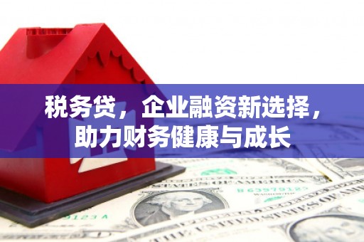 新营税务贷，企业融资新选择，助力财务健康与成长