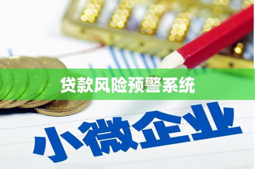 新营贷款风险预警系统